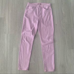 7 For All Mankind High Ride Ankle Skinny Jeans in Vintage Lavender
